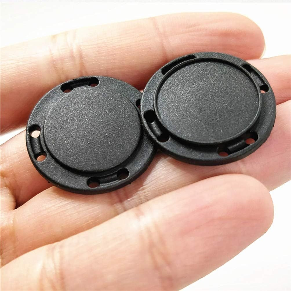 Magnetknopf - schwarz - 22 mm