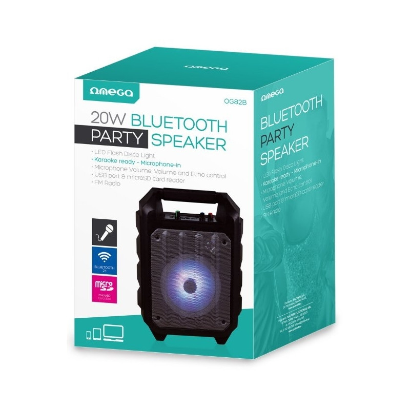 Bluetooth speaker with karaoke - 3,000 mAh