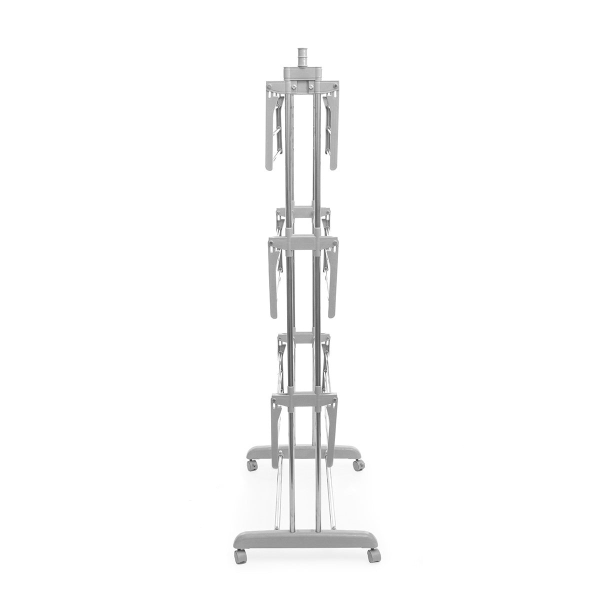 Foldable drying rack on wheels - large capacity