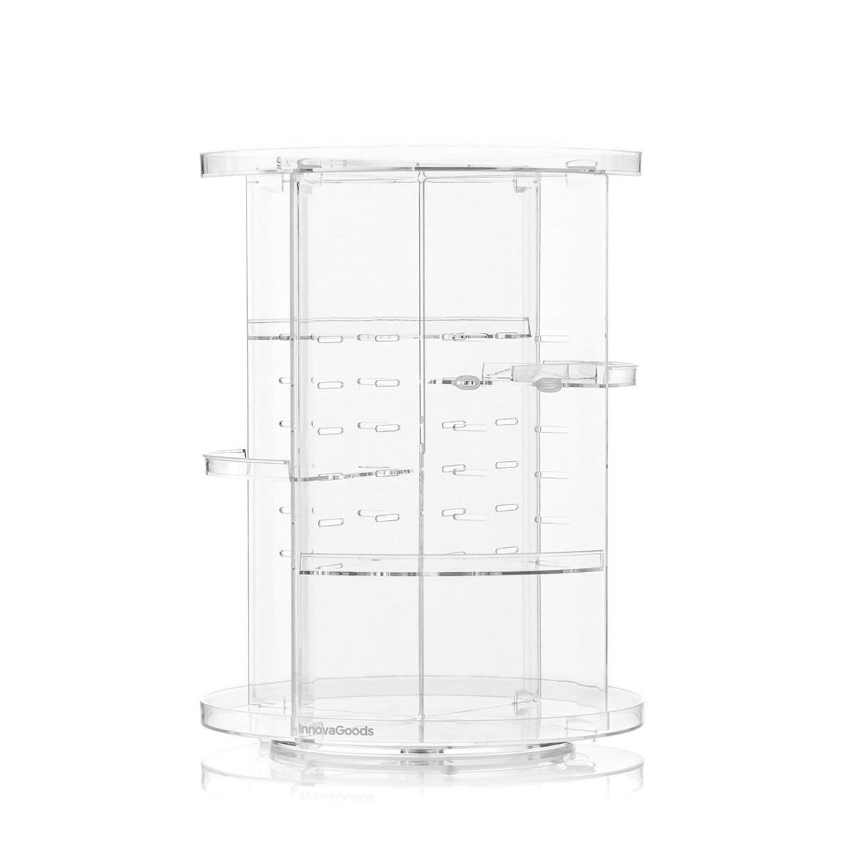 Rotating storage shelf - transparent