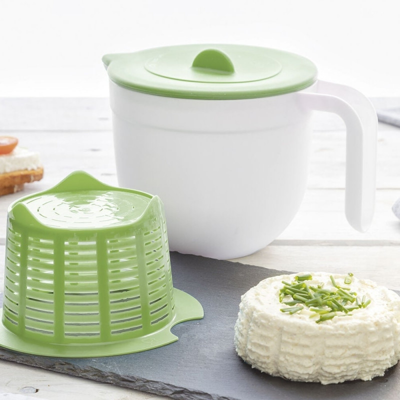 Forma per crema di formaggio - verde - silicone e plastica