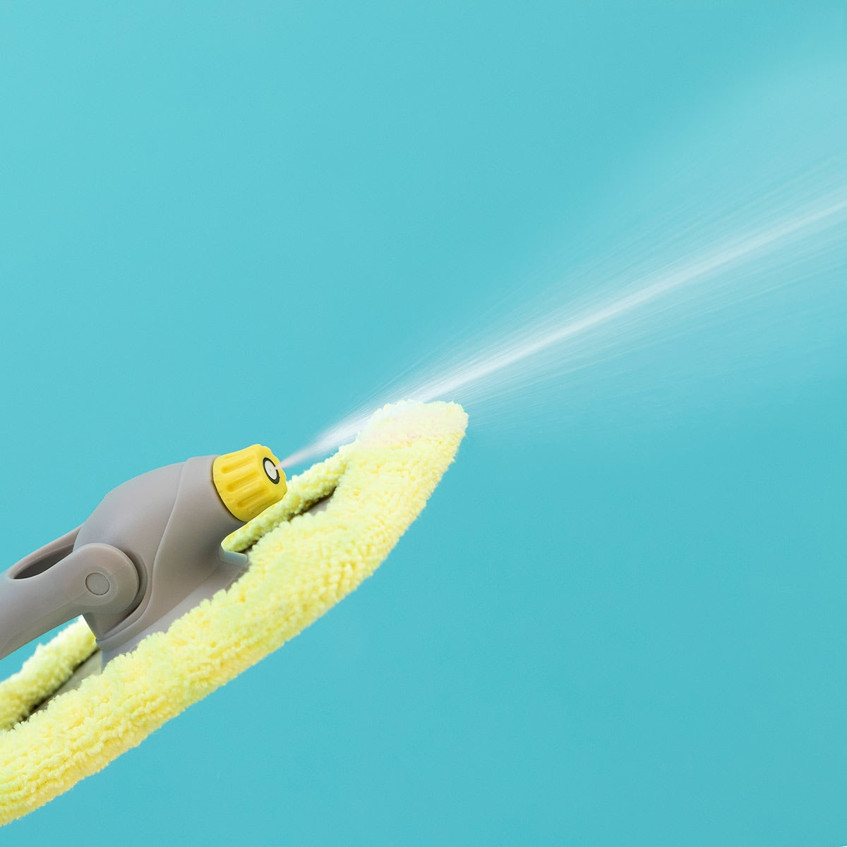 Glass cleaning - Sponge on shaft - With spray function