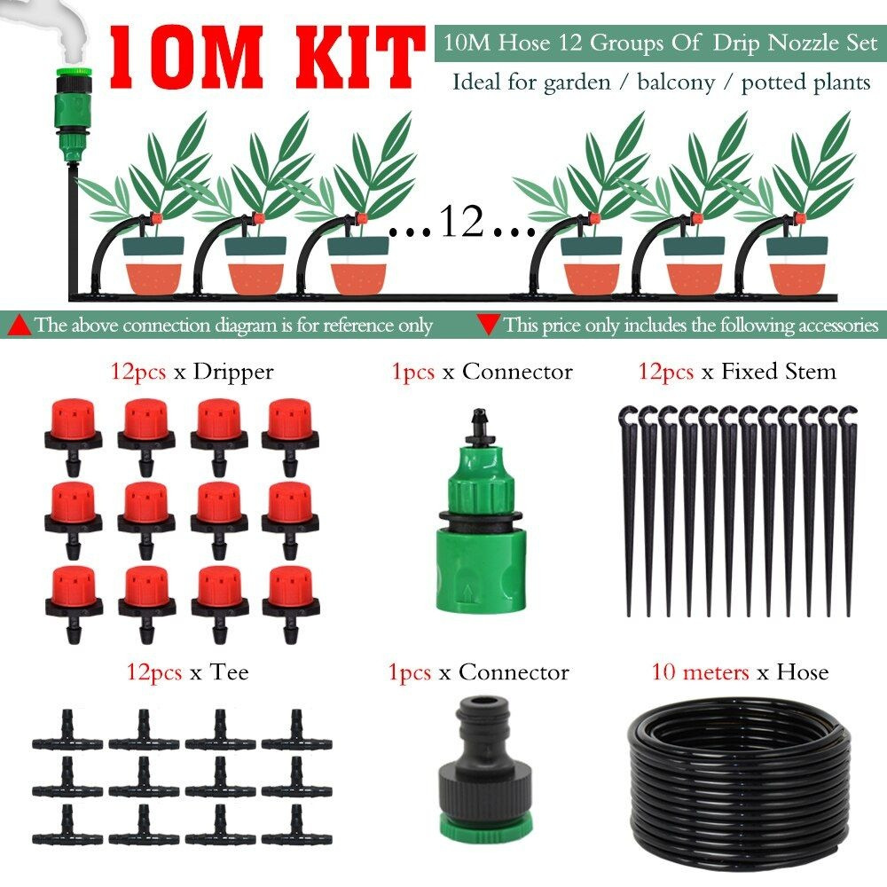 Irrigation system for 6 plants - complete kit