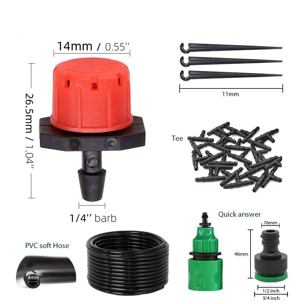 Irrigation system for 6 plants - complete kit