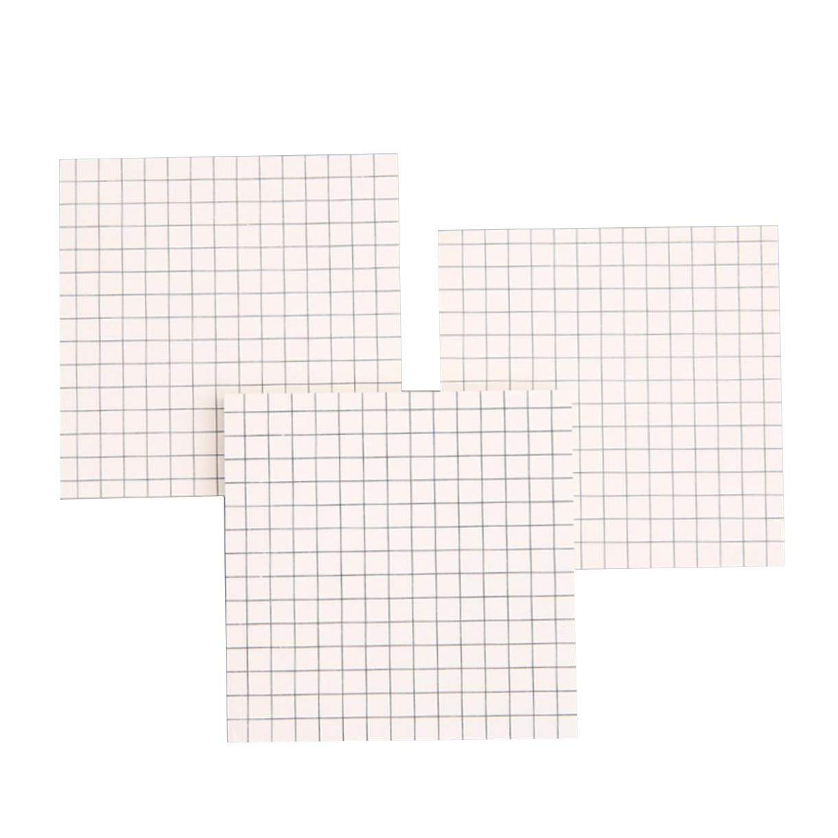Sticky notes - White with Rut Pattern - 80 pcs