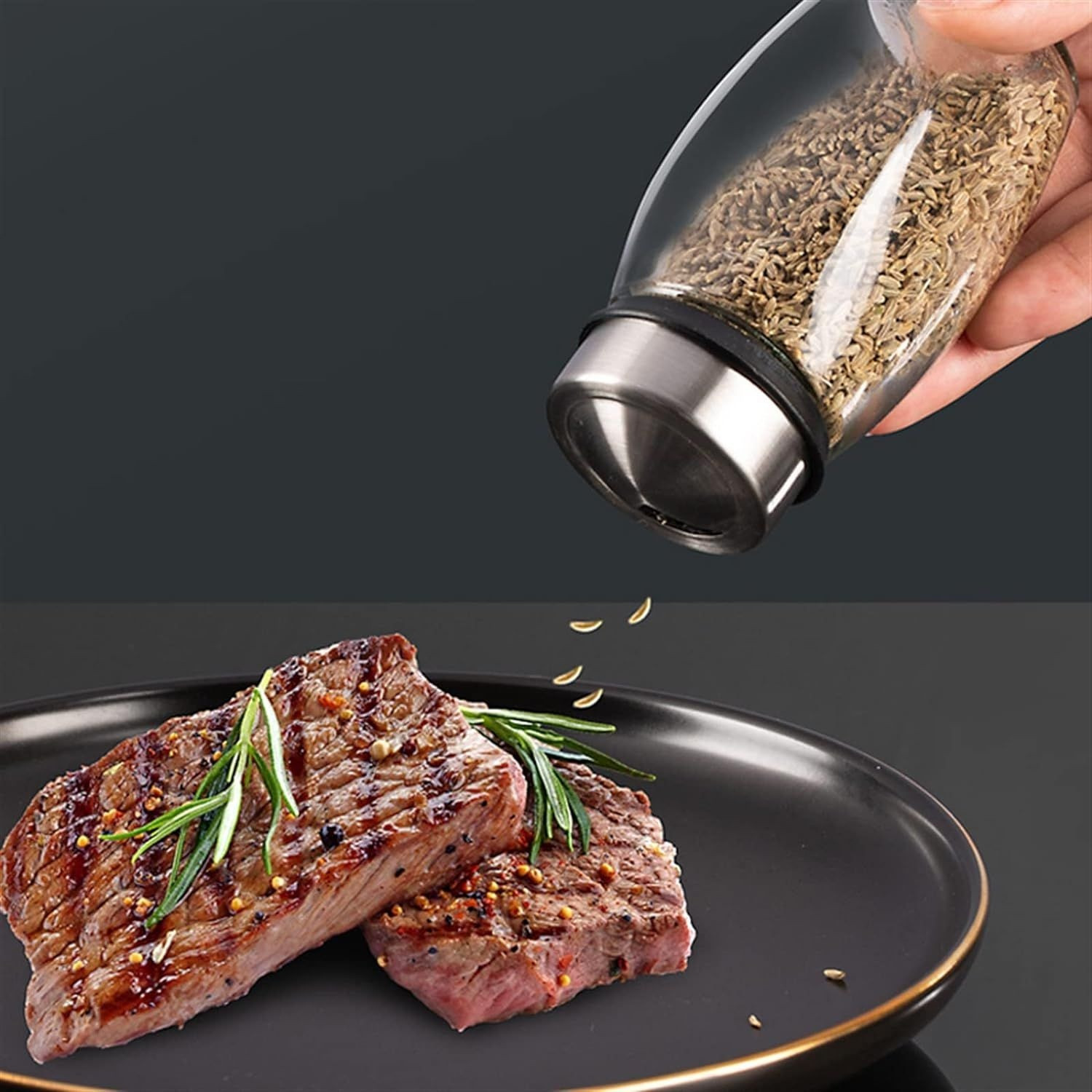 Spice can with smart lid - plastic