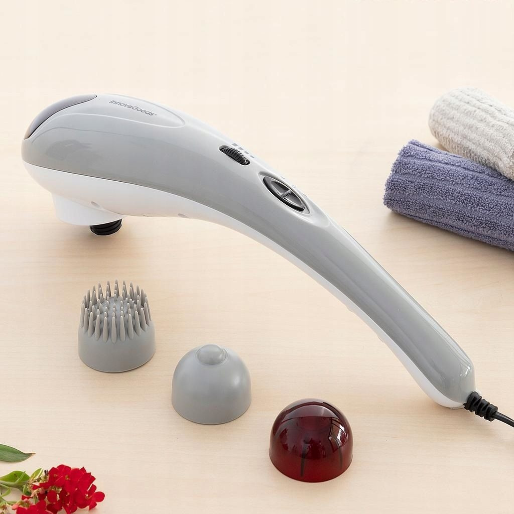 Hand -held massage device - adjustable speed