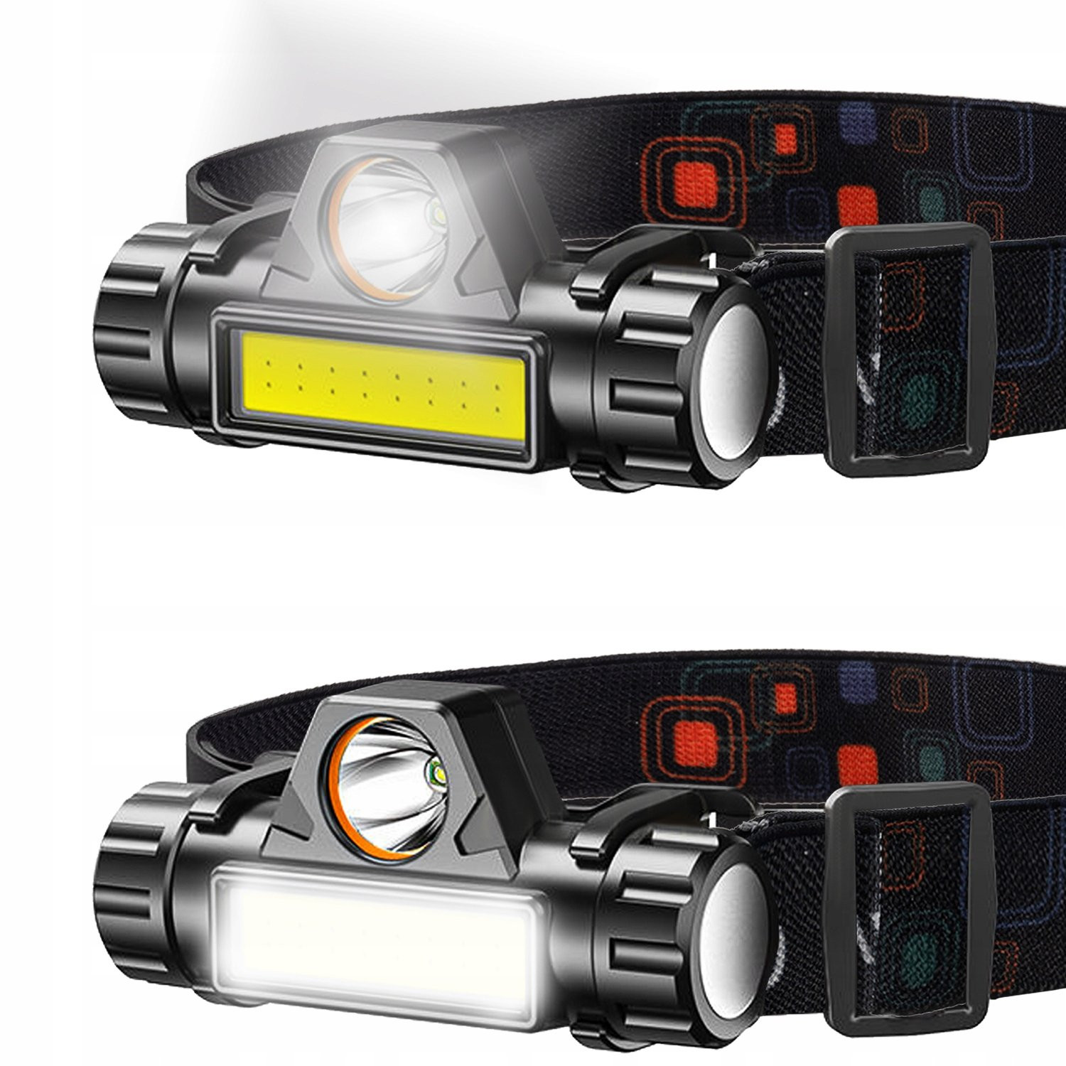 Multifunctionele hoofdlamp - verstelbaar - USB