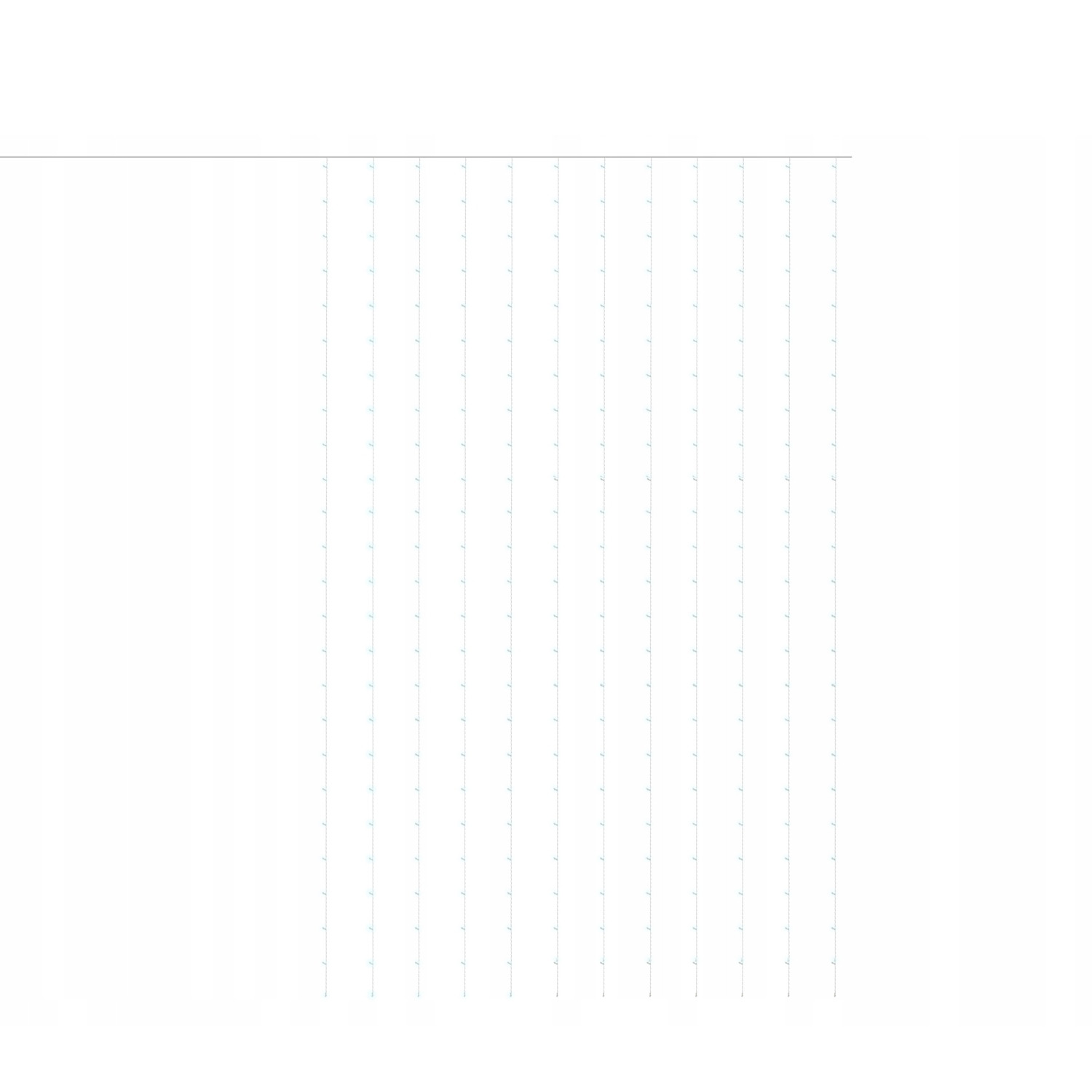 Light curtain - cold white light - LED