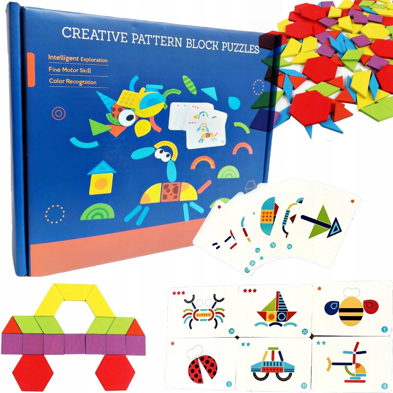 Puzzle éducatif - formes géométriques
