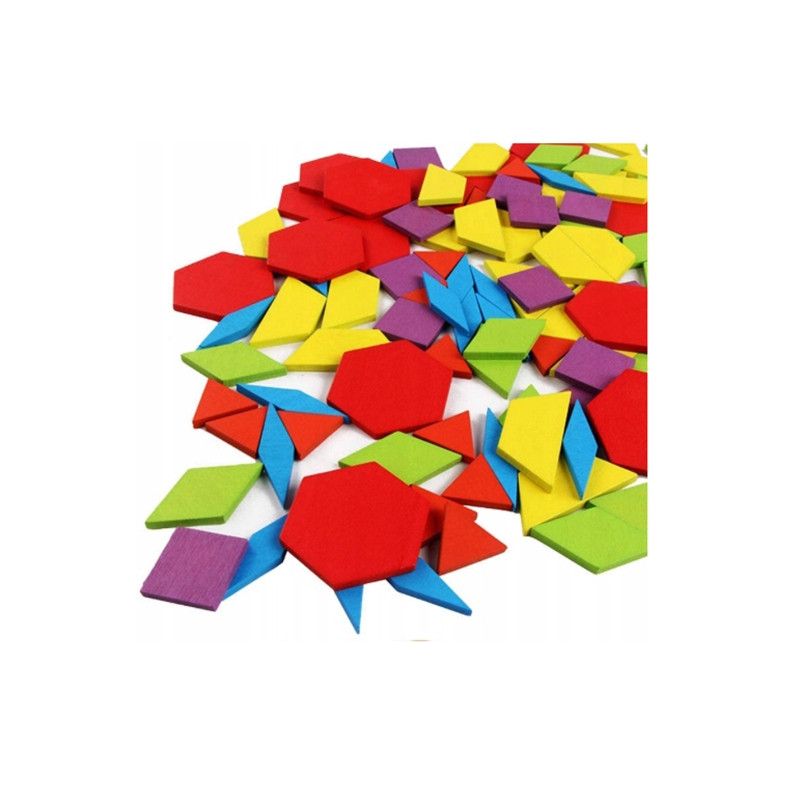 Lernpuzzle - geometrische Formen