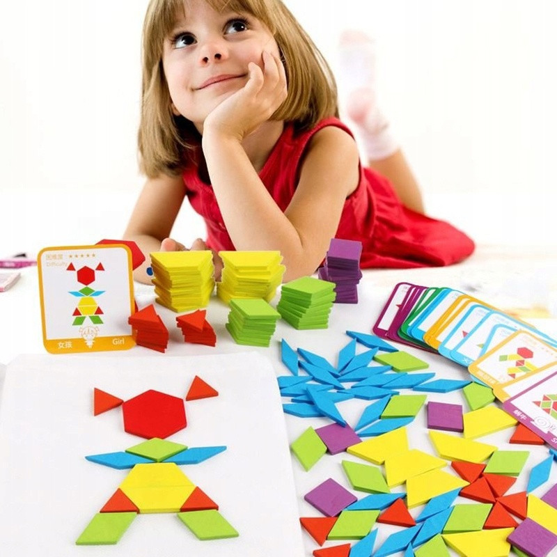 Educational puzzle - geometric forms