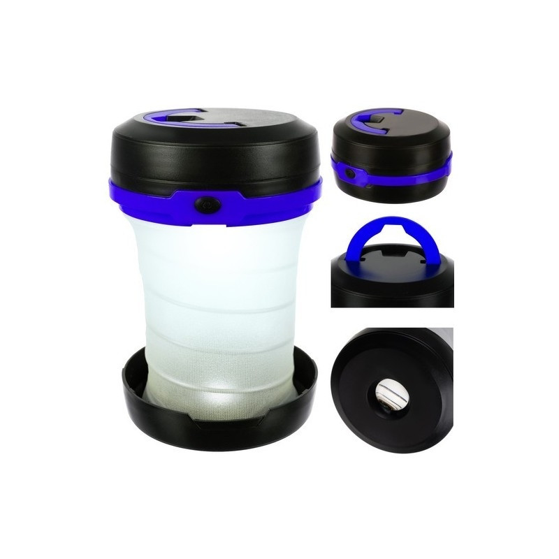Folding lamp - battery powered - blue