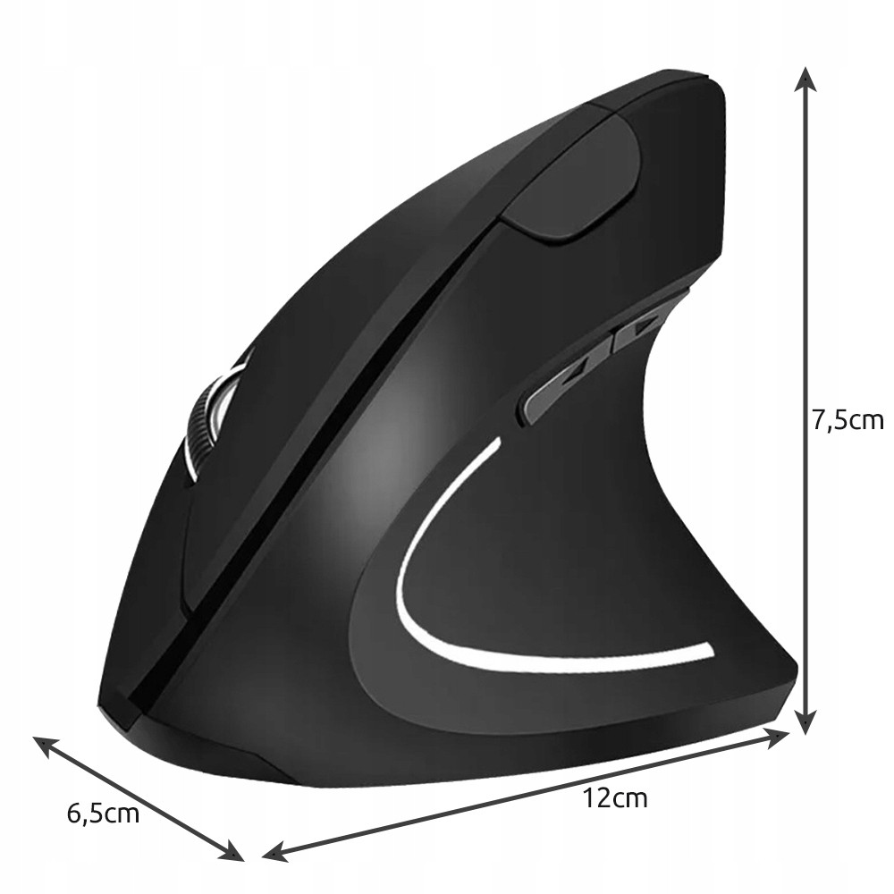 Vertikale Computermaus – ergonomisch – kabellos