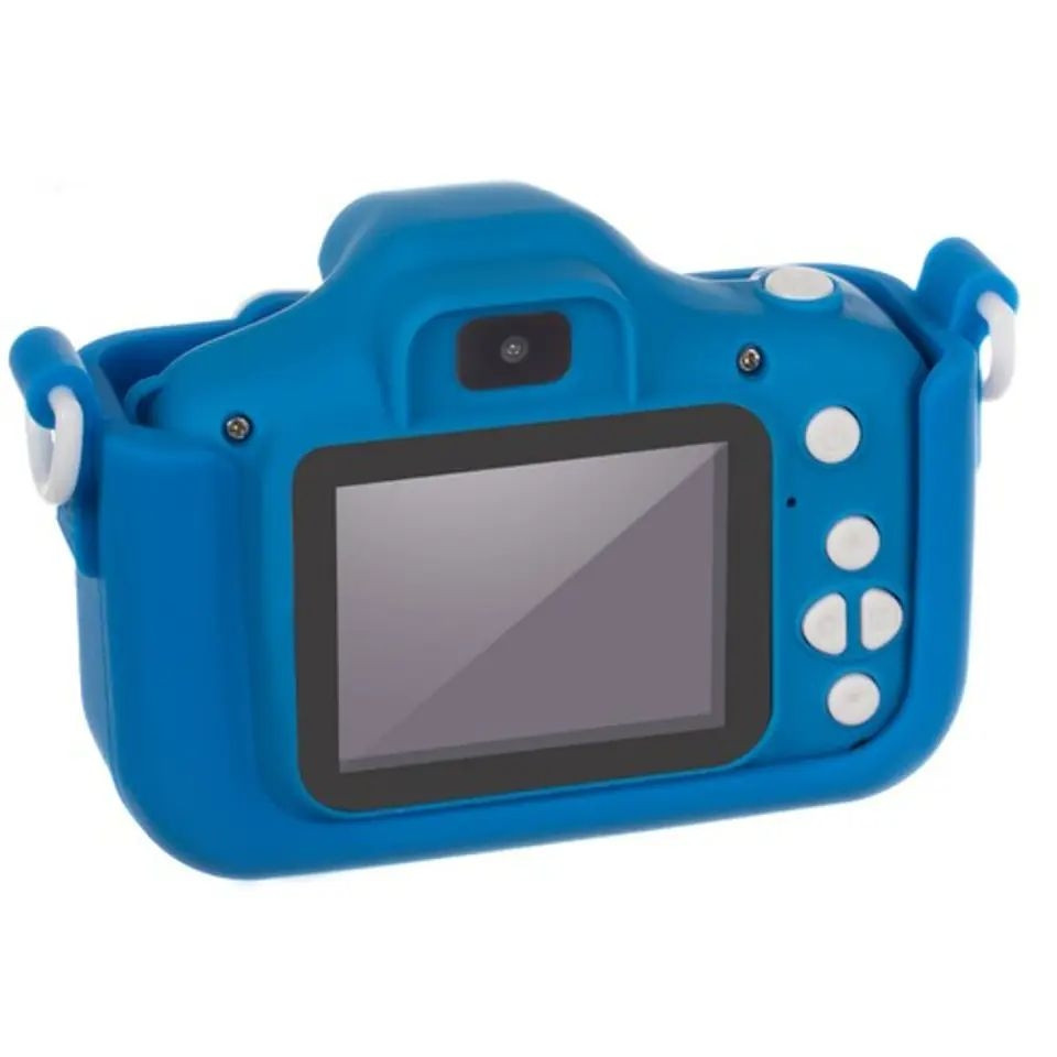 Fotocamera digitale per bambini - con giochi - blu