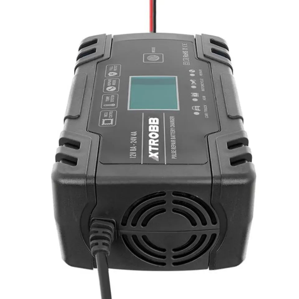 Automatic rectifier for 12V or 24V battery