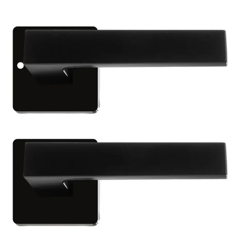 Door handle - complete set - matte black