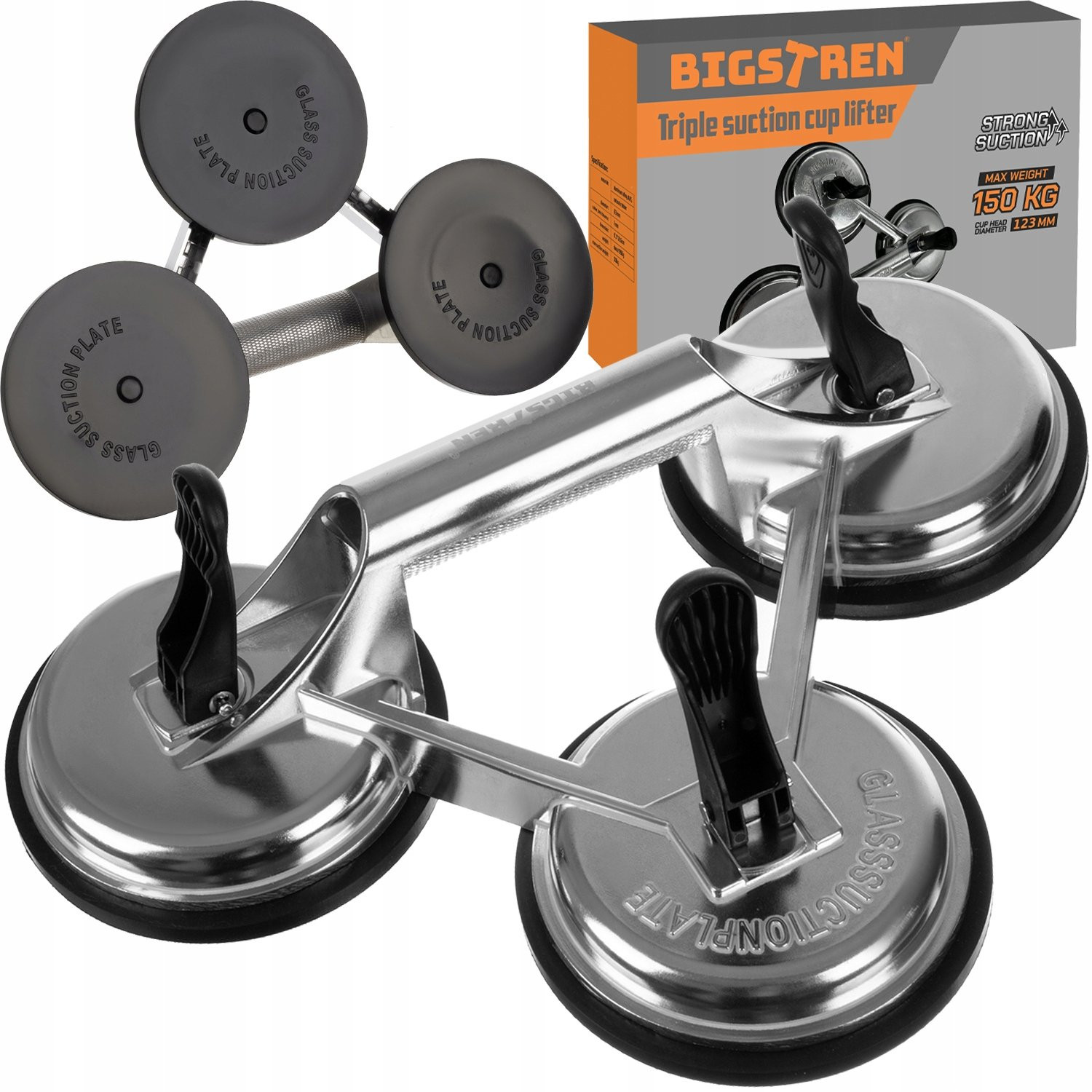 Suction cup for secure lifting - 150 kg