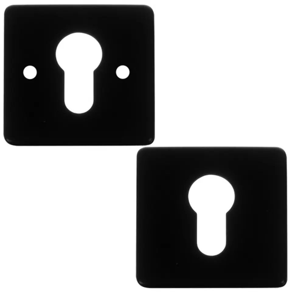 Door handle - complete set - matte black