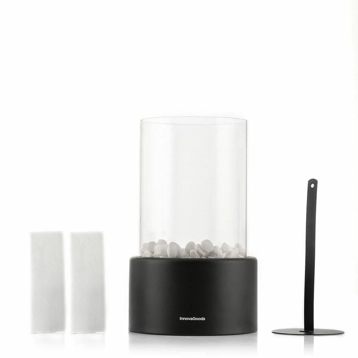Fogão a bioetanol - ferro e vidro - Ø 16 cm