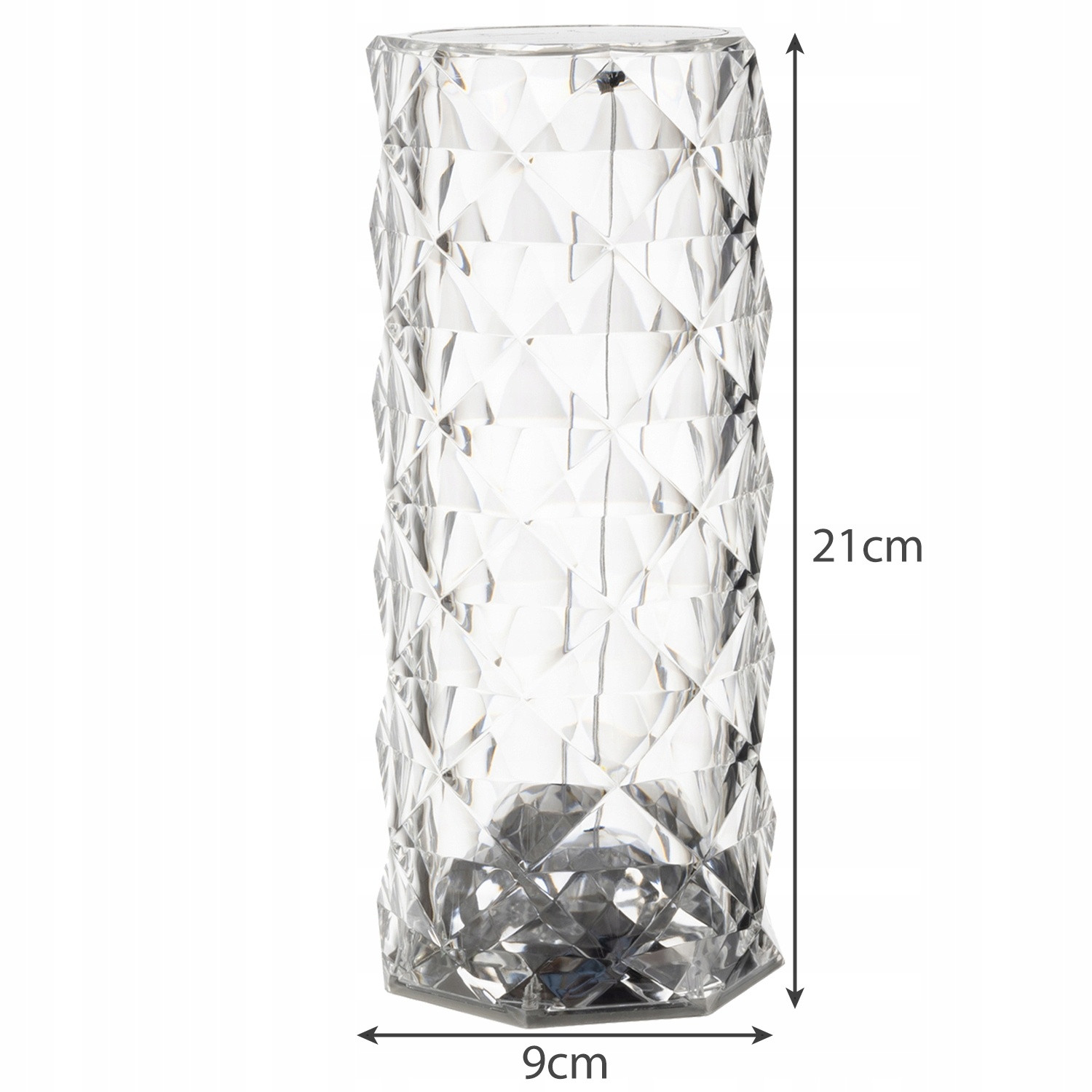 Lâmpada LED com reflexo rosa - 16 cores