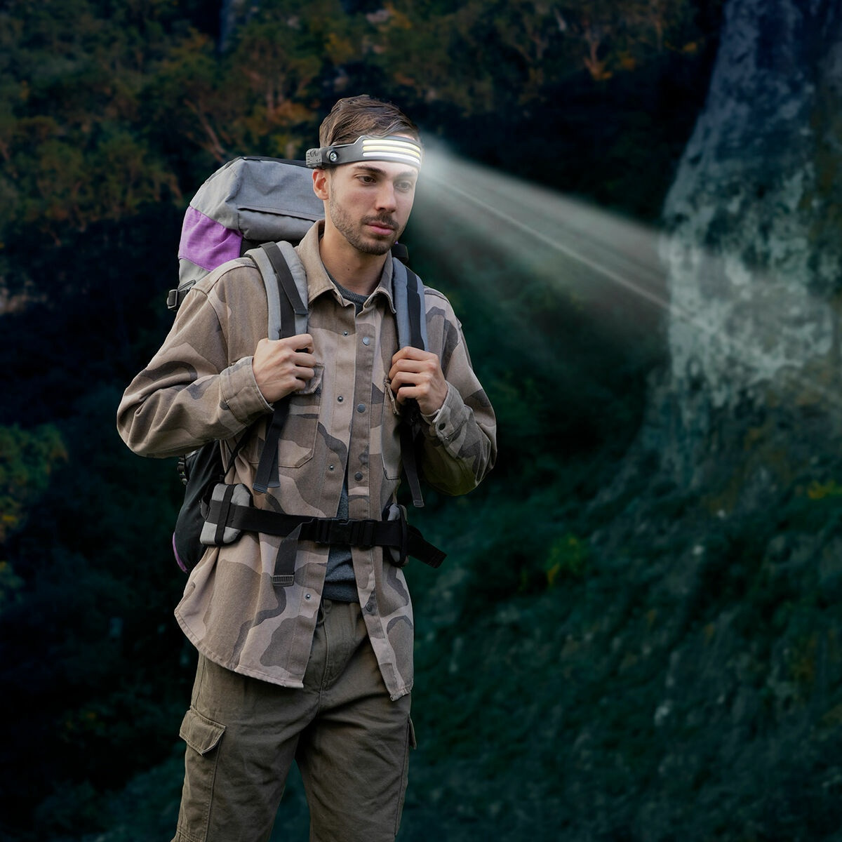 Rechargeable headlamp - LED