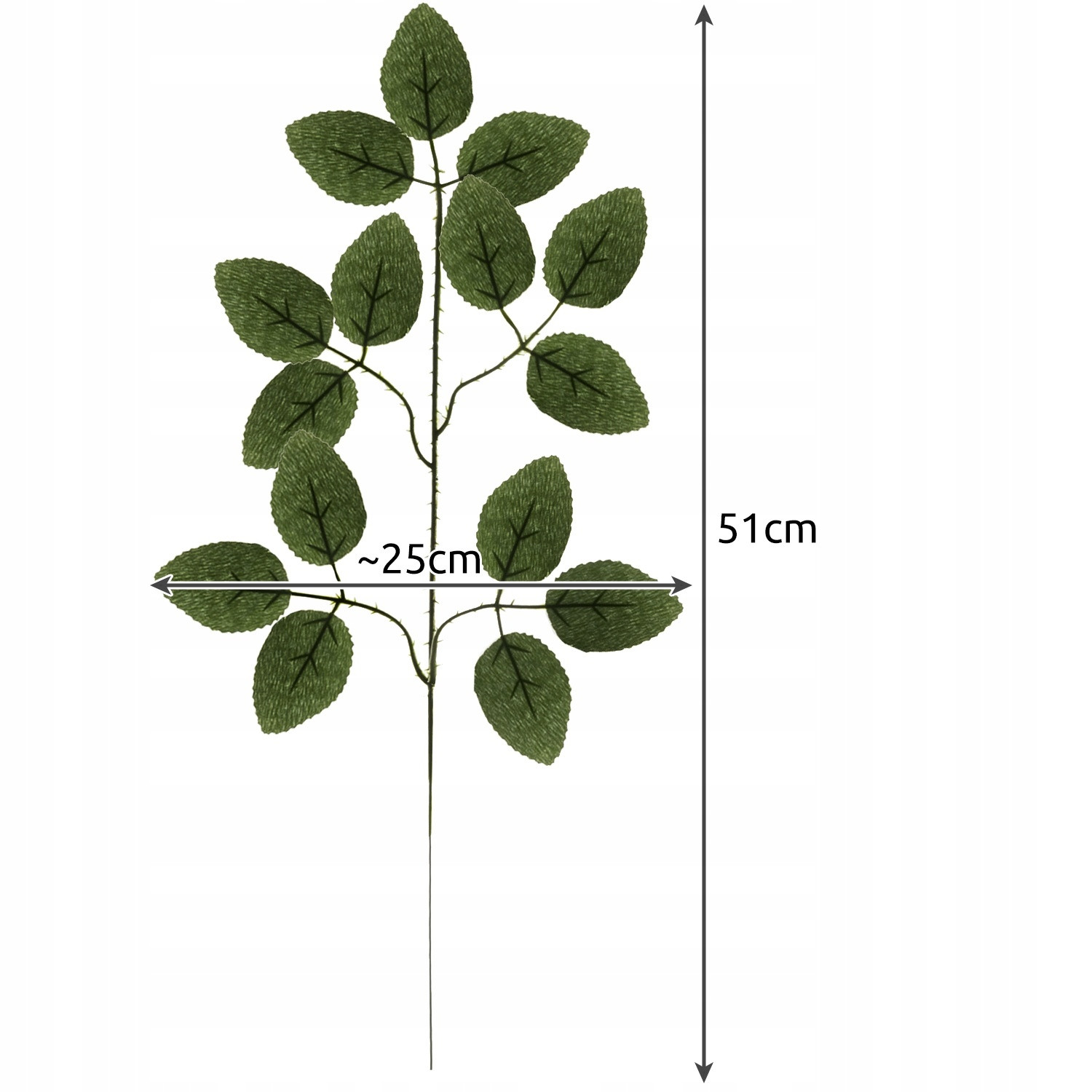 Artificial leaves - 12 pcs