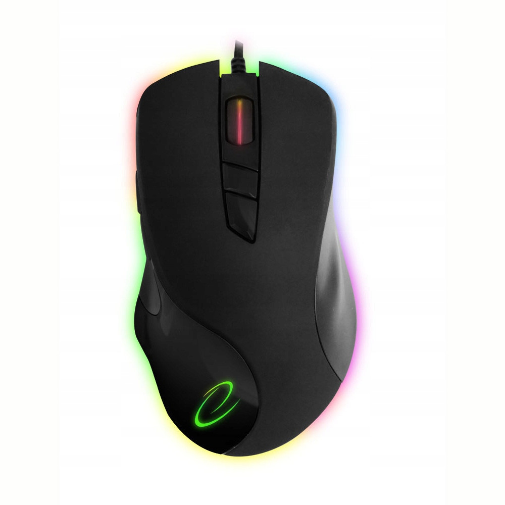 Mouse óptico de computador com luz de fundo