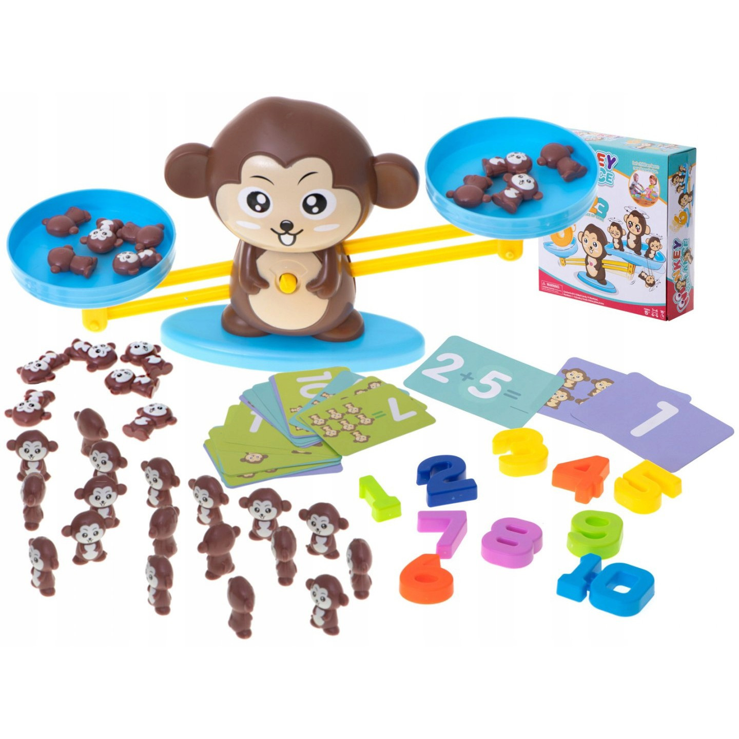 Wave game Monkey - Mathematics for Children
