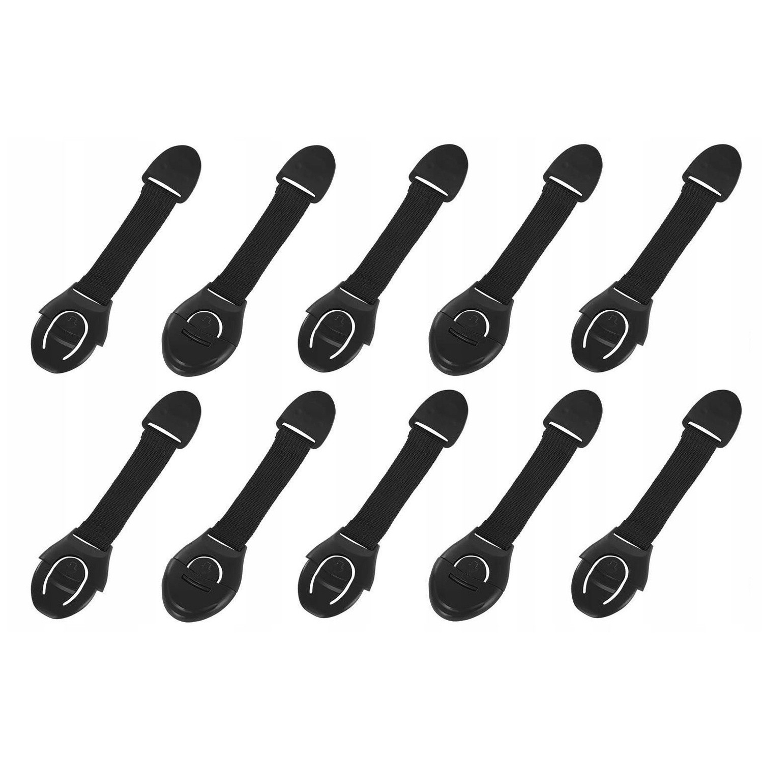 Child lock cabinets / boxes - 10 pcs - black