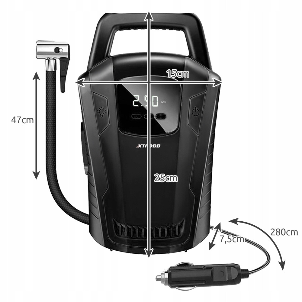 Autocompressor 12V - luchtpomp