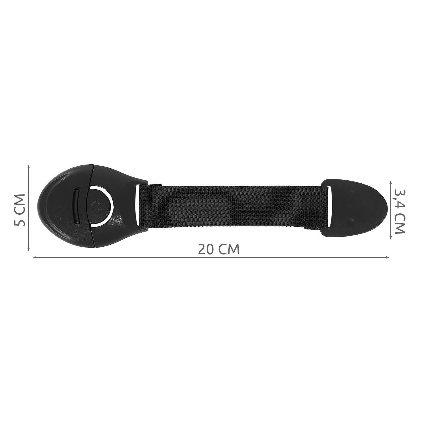 Child lock cabinets / boxes - 10 pcs - black