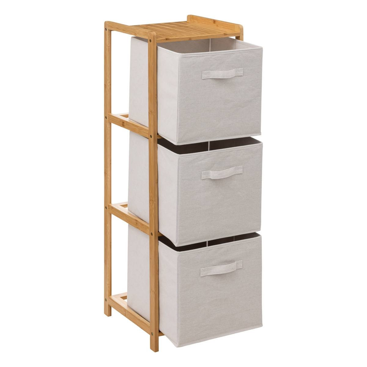Bathroom Storage - 3 Drawers - Bamboo