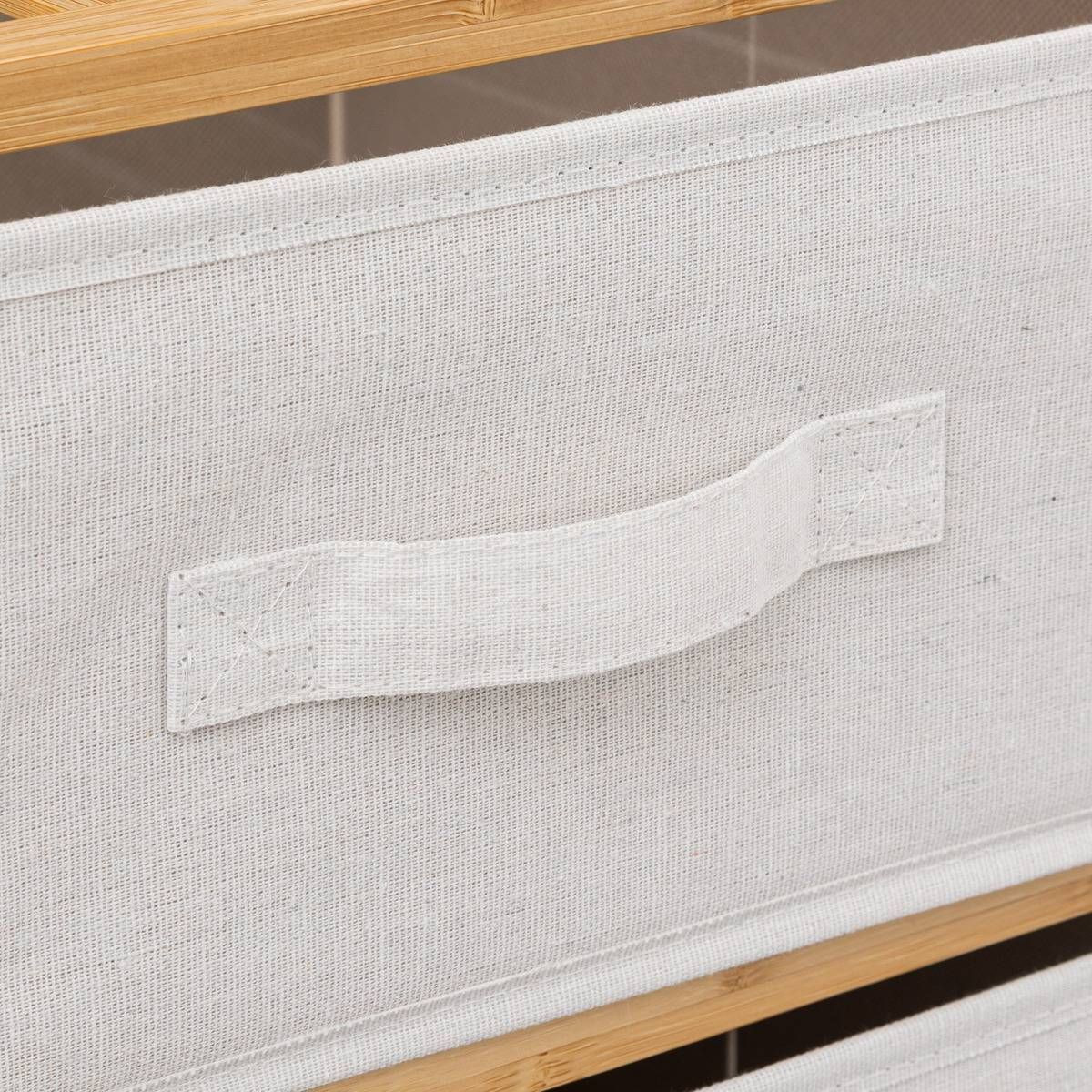 Bathroom Storage - 3 Drawers - Bamboo