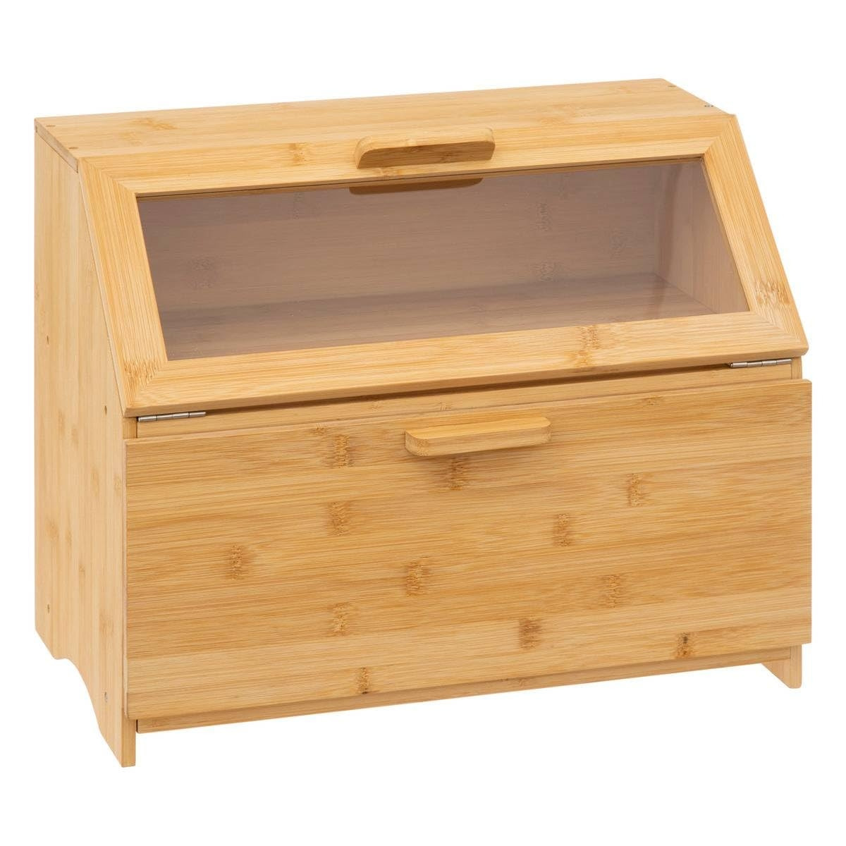 Bread Box with 2 Tiers - Bamboo