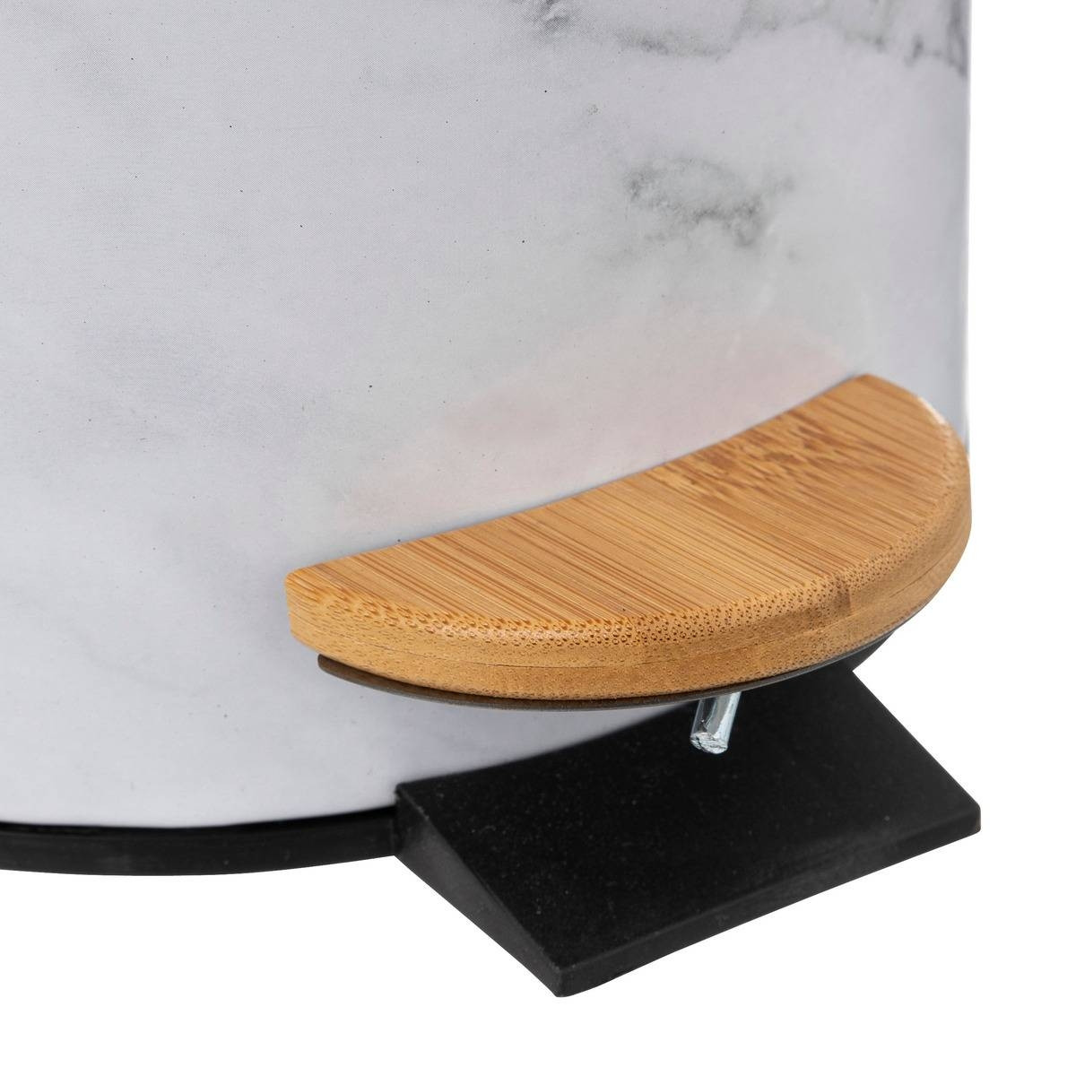 Bathroom Pedal Bin - Marble Imitation