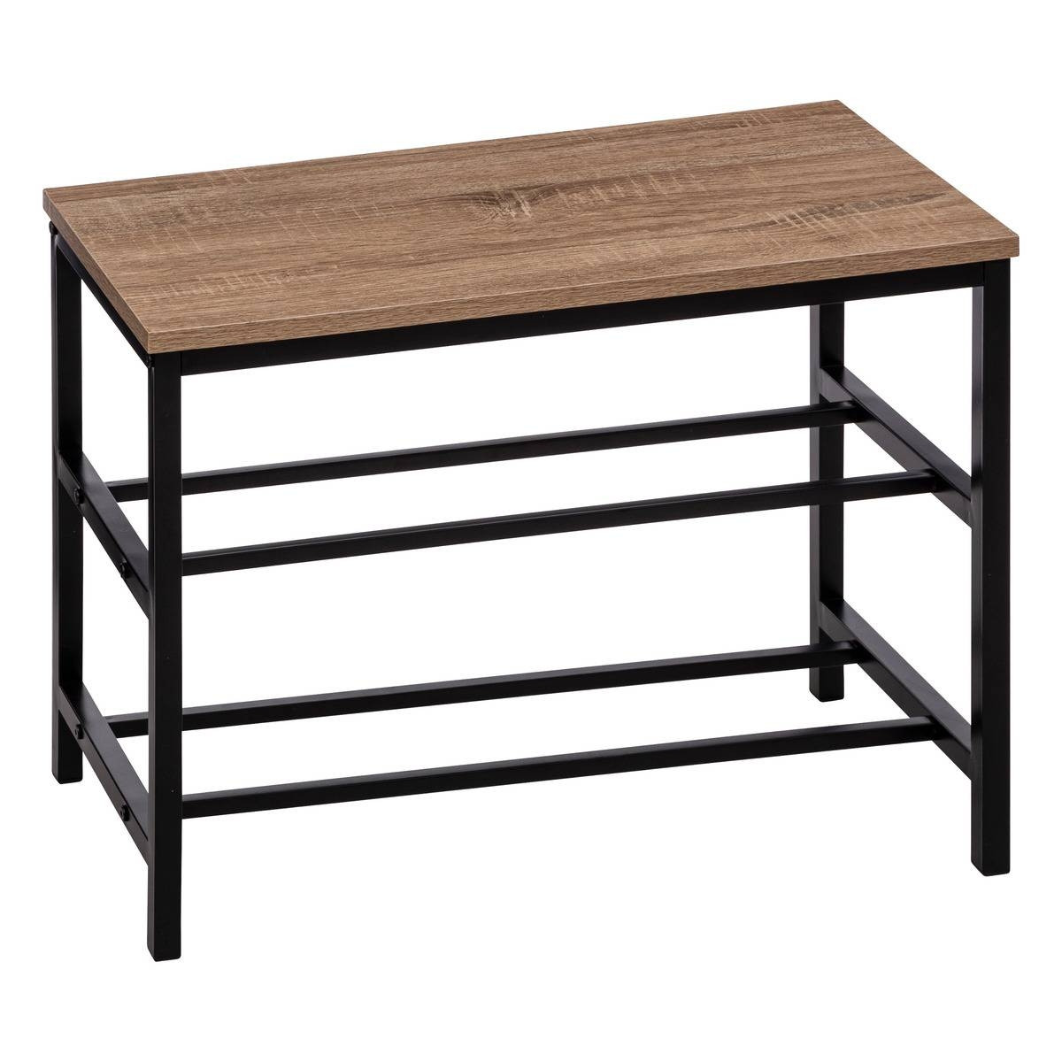 Shoe Rack with Bench - 2 Shelves