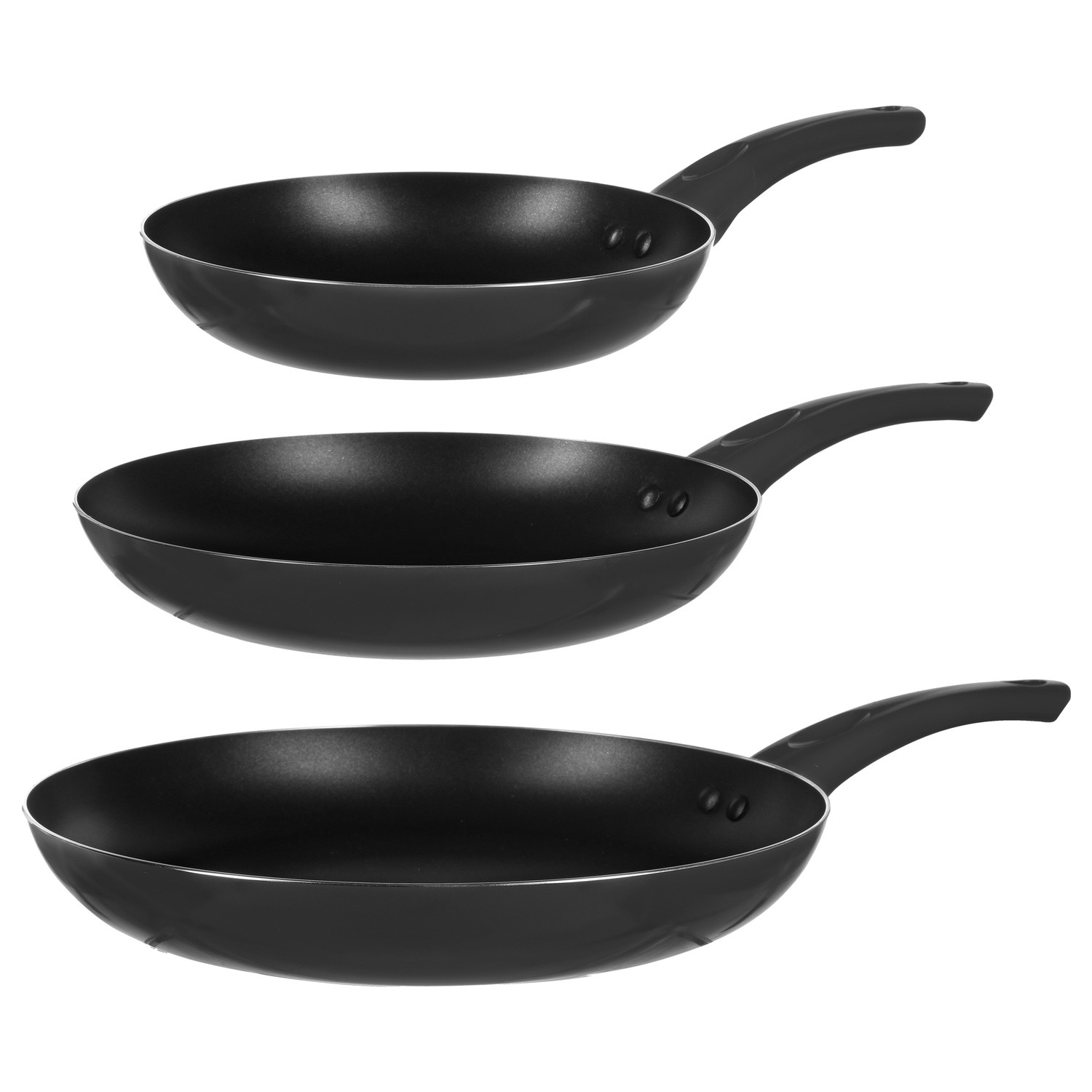 Set con padelle - Alluminio - 3 -Pack