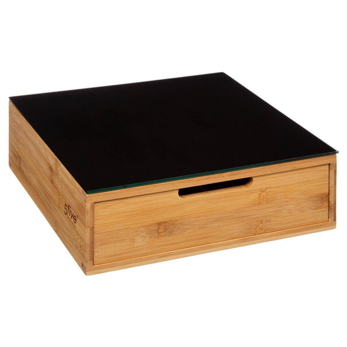 Black Bamboo Storage Box