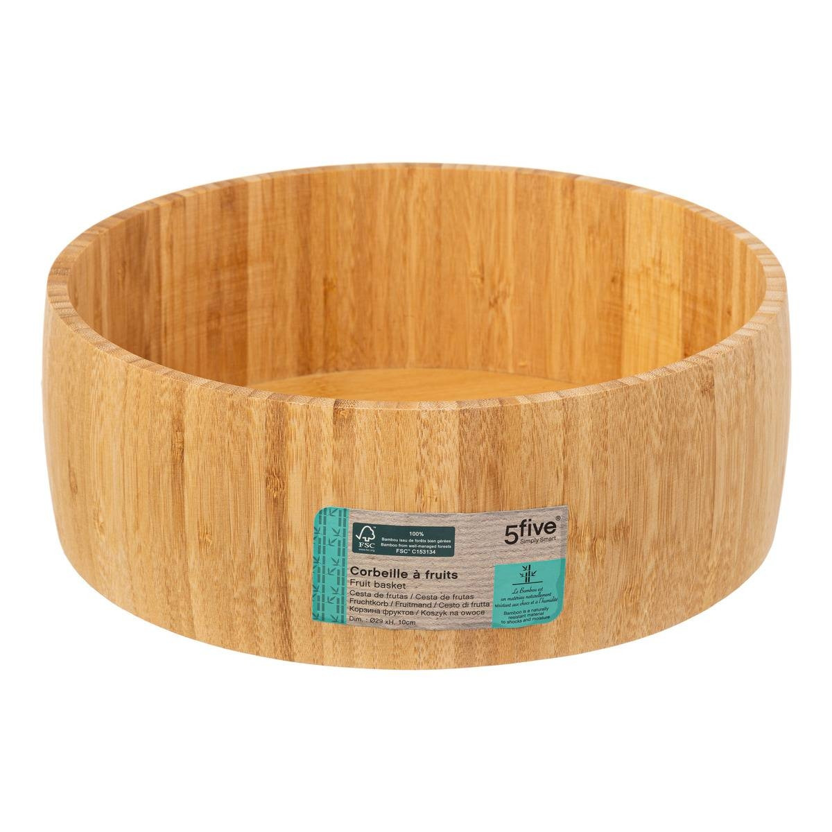 Bamboo Fruit Basket 30 cm