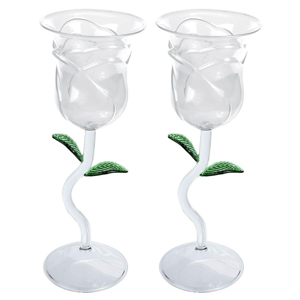 Rosévinglas-set - Rosdesign