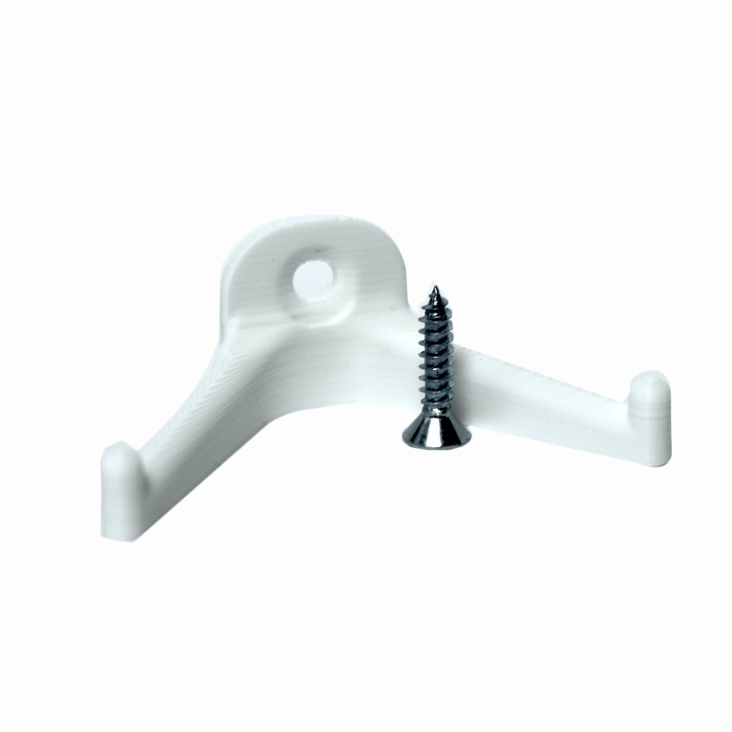 Opschroefbare vinyl hanger - Wit