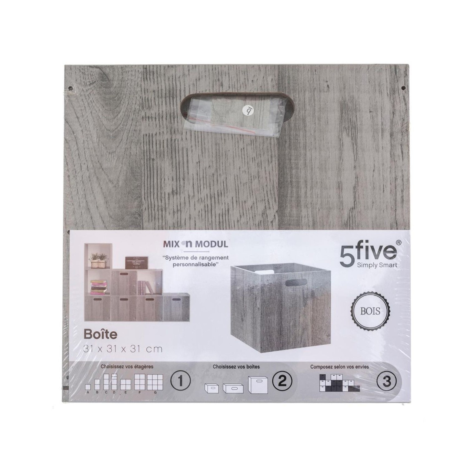 Storage box 31x31 - Grey