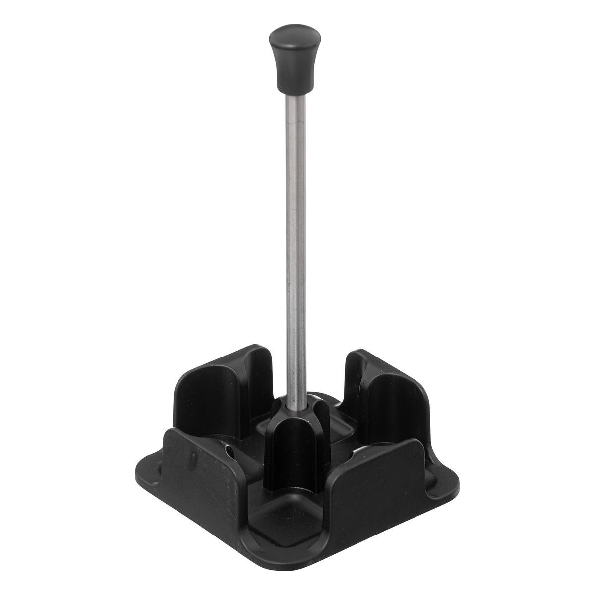 Glass spice set 4 pieces - Black