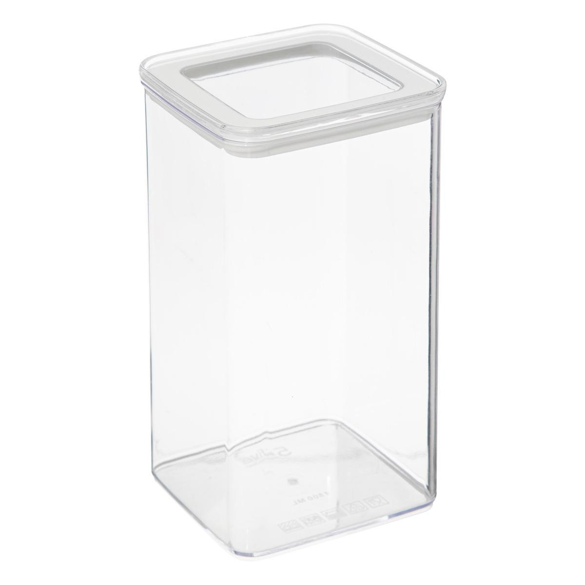 3-Pack Plastic Boxes - Transparent