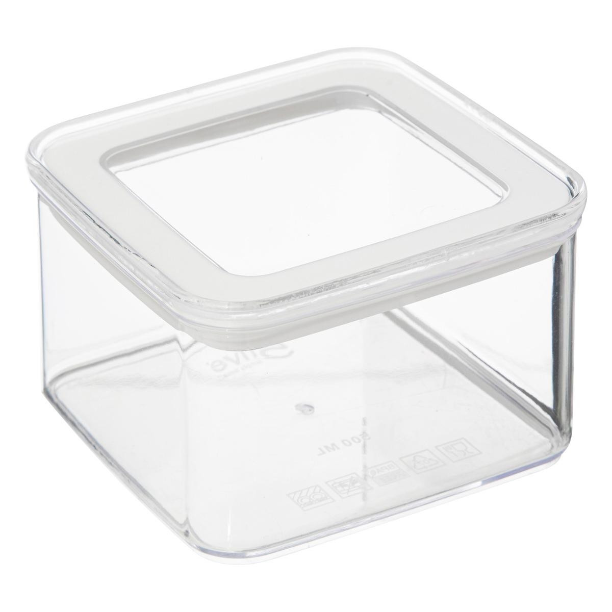 3-Pack Plastic Boxes - Transparent