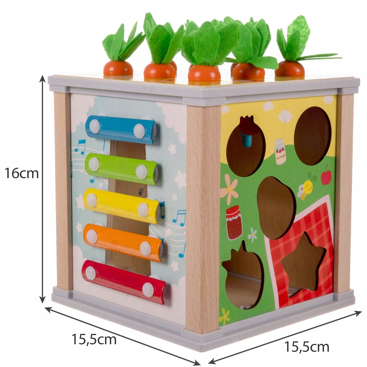 Wooden cube for children