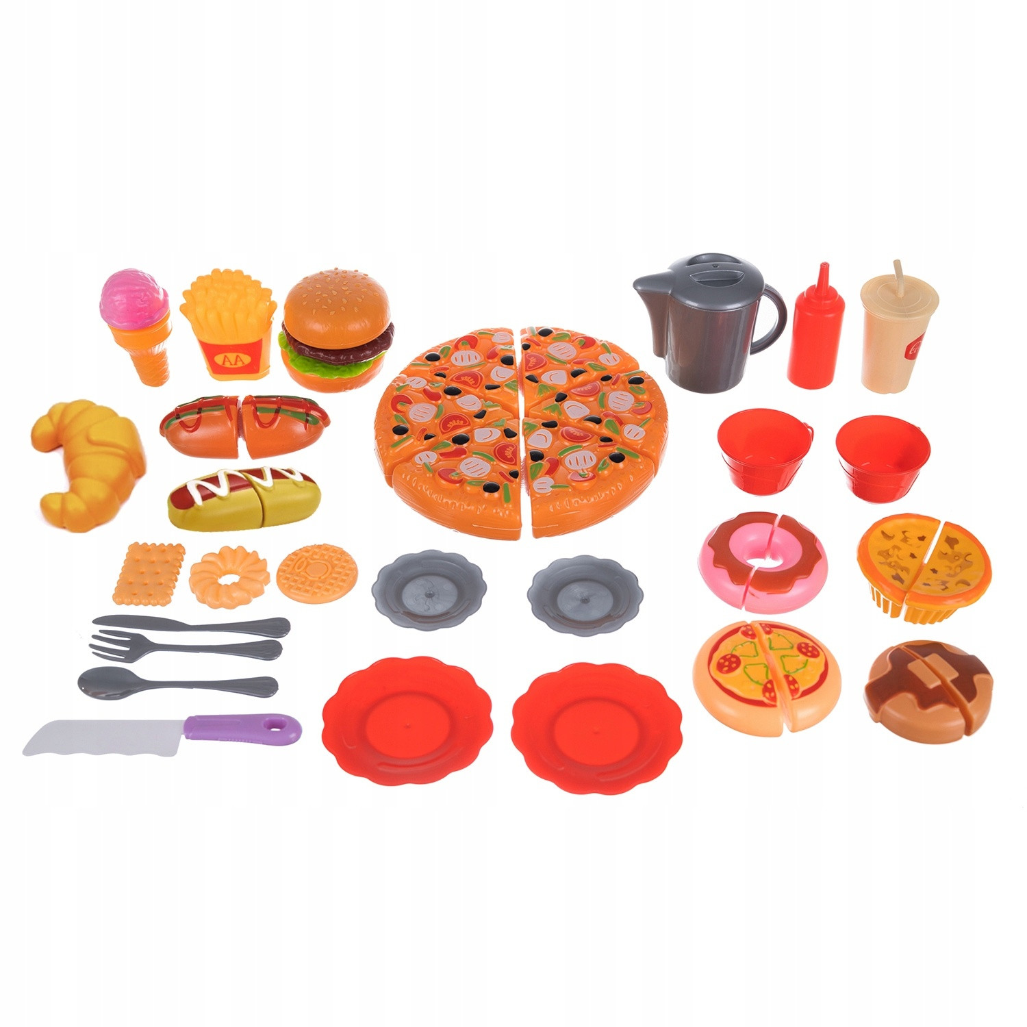 O jogo da pizza e da comida rápida