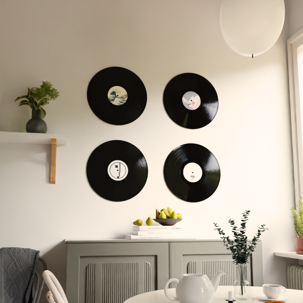 Wandscheibenaufhänger - 4er-Pack