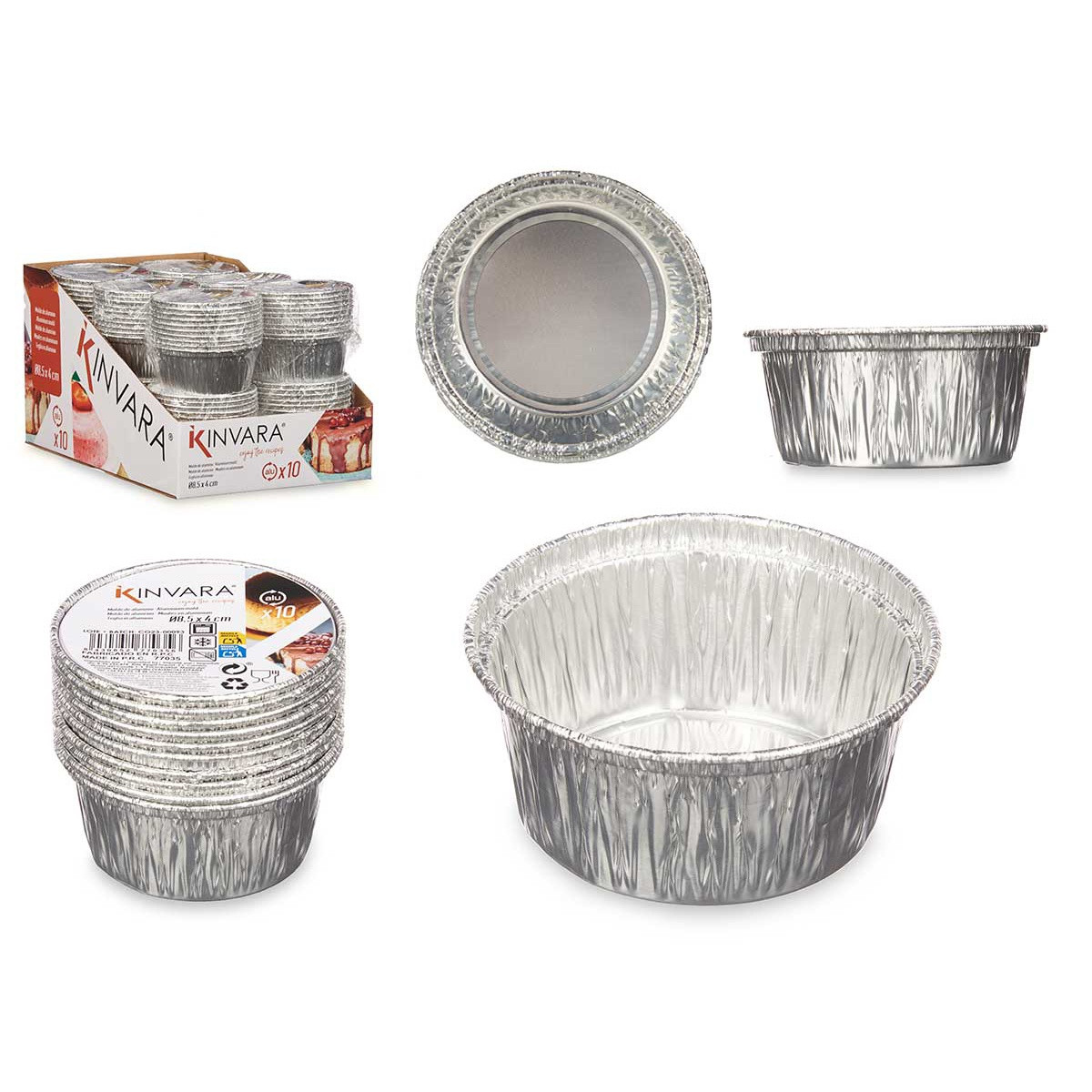 Formas para sobremesas e cupcakes